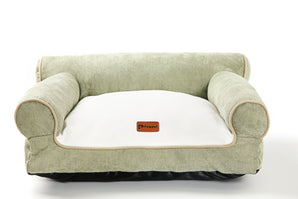 Pawpal Sofa-Shaped Cozy Plush Pet Bed