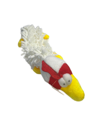 Plush Mop Crinkle Chicken for Pets