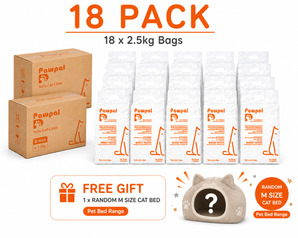 PAWPAL Tofu Cat Litter - 3 Cartons in 45kg
